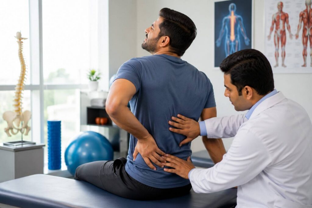 back stiffness
