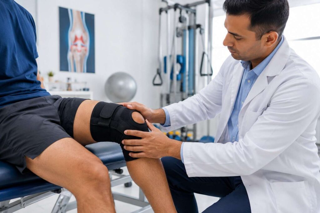 Knee ligament injury